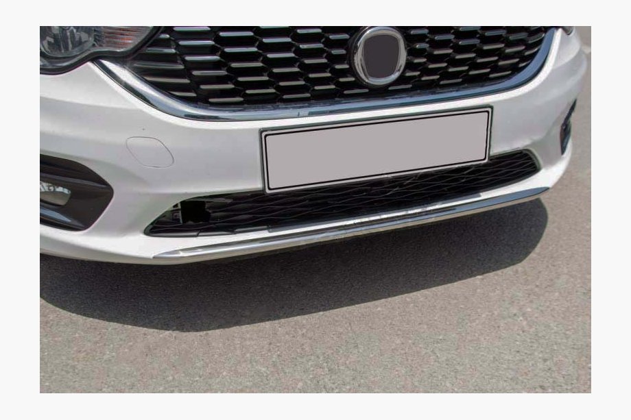 Fiat Tipo 2016– Krombeskytter til forreste kofanger OmsaLine (2016-2020, rustfrit stål) Image