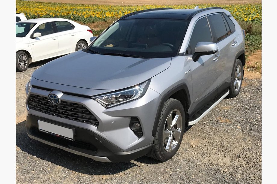Toyota Rav 4 2019–2025 Sidetrin Tayga Grey (2 stk., aluminium) Image