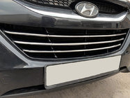 Hyundai IX-35 2010–2015 Lister til kølergrill (3 stk., rustfrit stål) foto 1