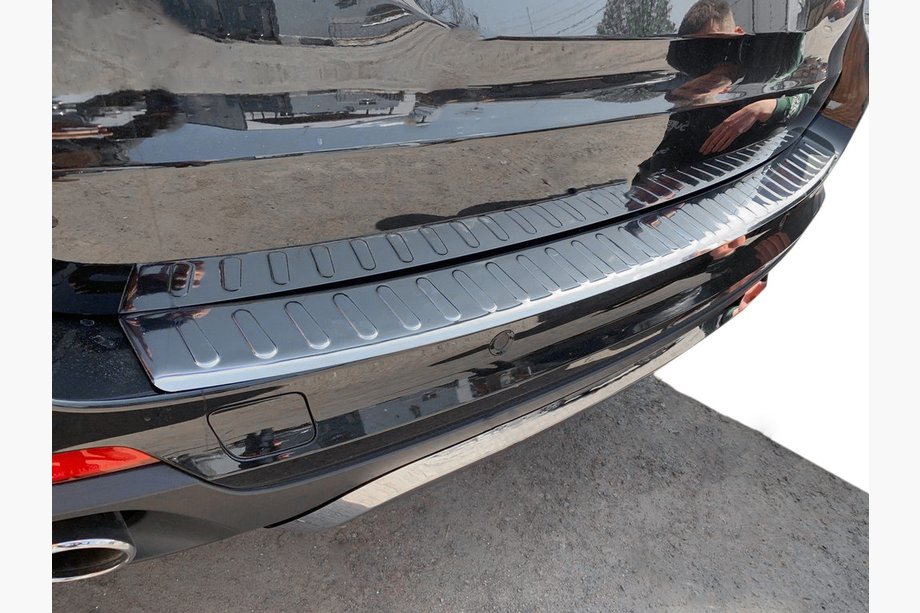 BMW X5 F15 2013–2018 Krom bagkofangerbeskytter (Carmos) Image