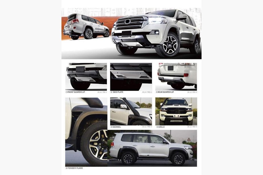 Toyota Land Cruiser 200 2007–2021 Karrosserikit 2016↗ (TRD-Safari) Image