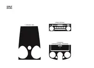 Mitsubishi Colt 2004–2012 Instrumentbordslister (2004-2007) foto 3
