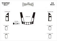 Mitsubishi L200 2006–2015 Instrumentbordbeklædning (11 dele) Titan foto 8