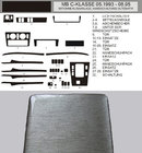 Mercedes C-klasse W202 1993–2001 TILBUD! Instrumentbrætindlæg i aluminium-look (1993-1995) foto 1