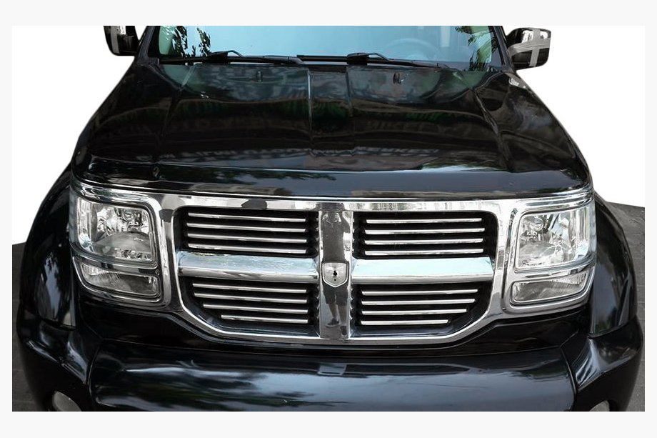 Dodge Nitro 2006–2011 Kromlister til kølergrill (rustfrit stål) Image
