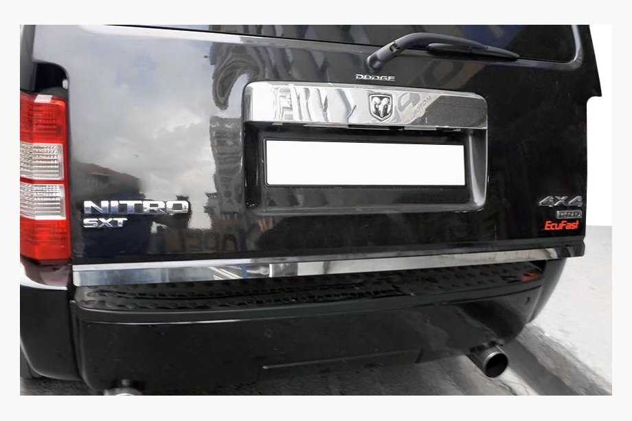 Dodge Nitro 2006–2011 Bagagerumskantliste (rustfrit stål) Image