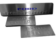 Ford Transit 2014– Dørtrinlister med blå LED (3 stk., rustfrit stål) foto 1