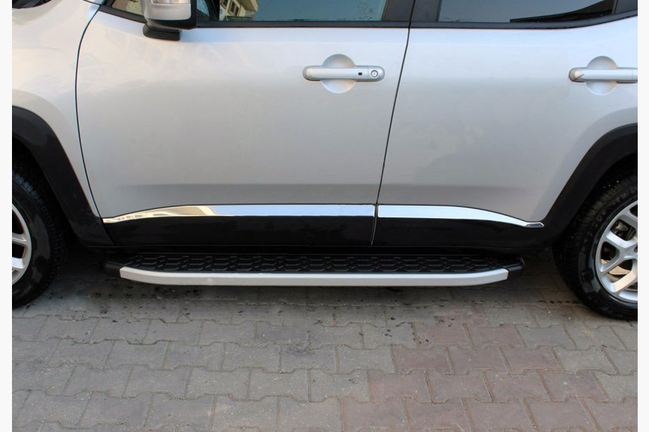 Jeep Renegade 2014– Dørlister (4 stk., rustfrit stål) Image