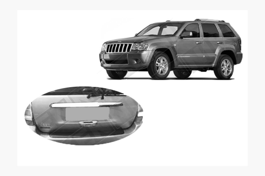 Jeep Grand Cherokee WJ 1999–2004 Bageste pynteliste (plast) Image