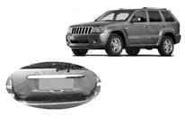 Jeep Grand Cherokee WJ 1999–2004 Bageste pynteliste (plast) foto 1