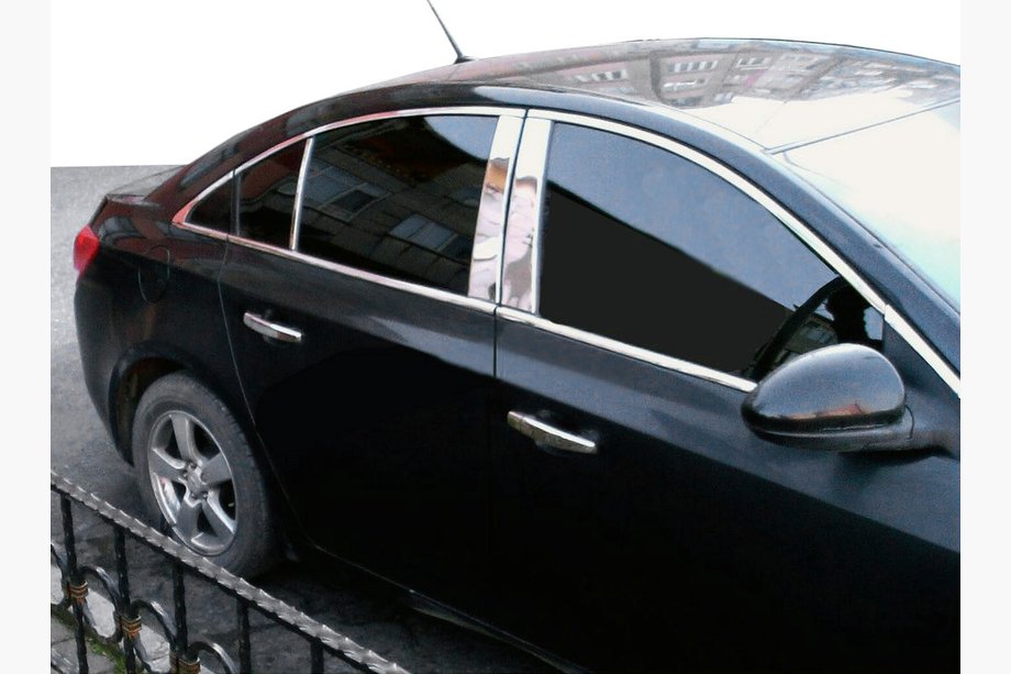 Fiat Albea 2002–2012 Dørstolpelister (4 stk., rustfrit stål) Foto 1