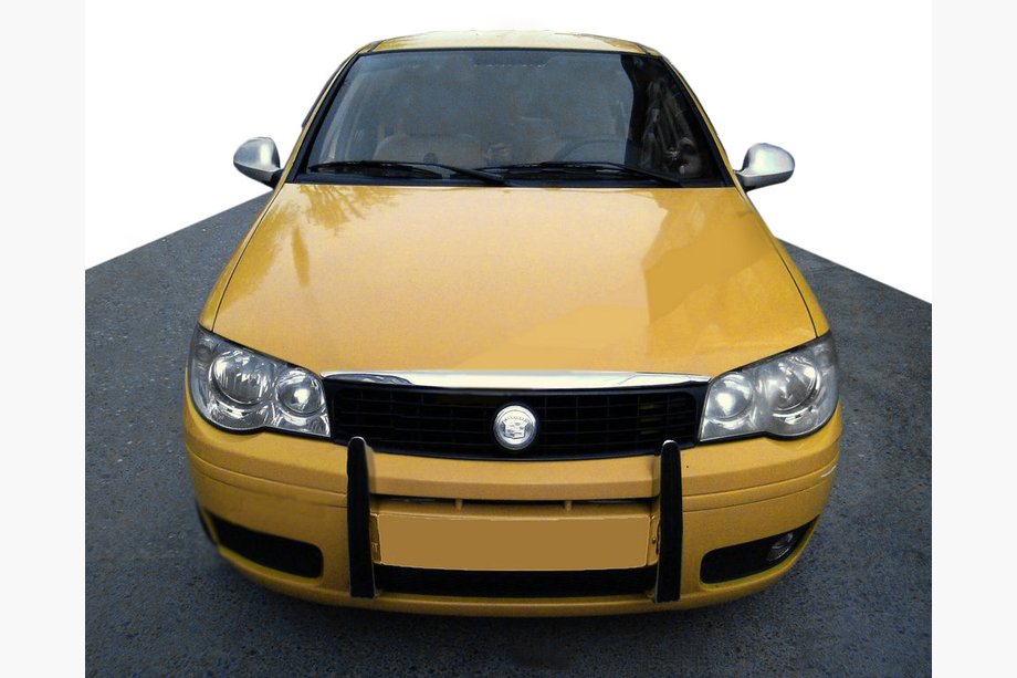 Fiat Albea 2002–2012 Motorhjelmskant i rustfrit stål Foto 1