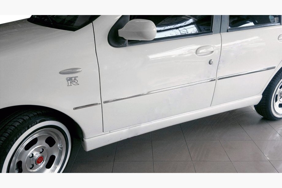 Fiat Palio 1996–2011 Dørlister i rustfrit stål (6 stk.) Image
