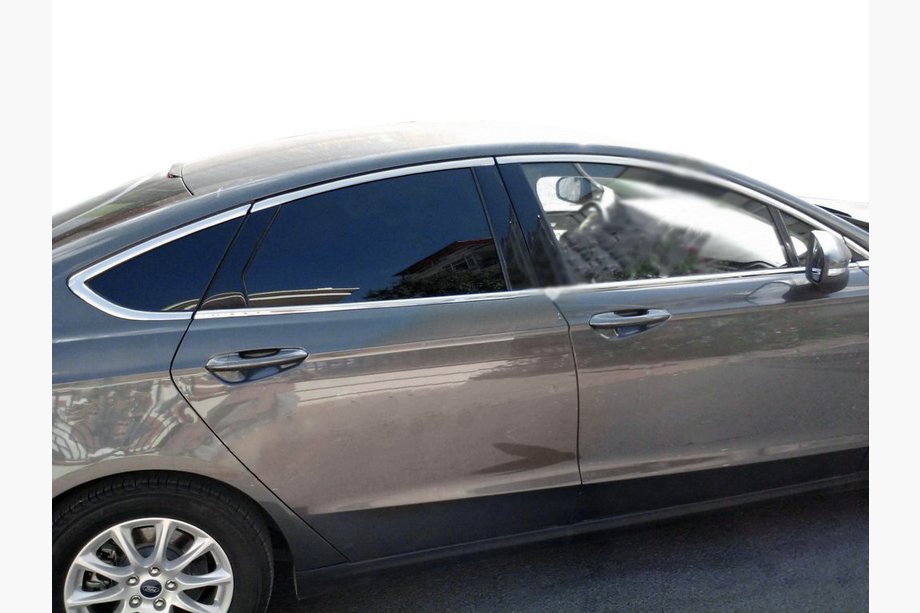 Ford Fusion 2012–2020 Komplet vinduesrammelister (12 dele, rustfrit stål) Image