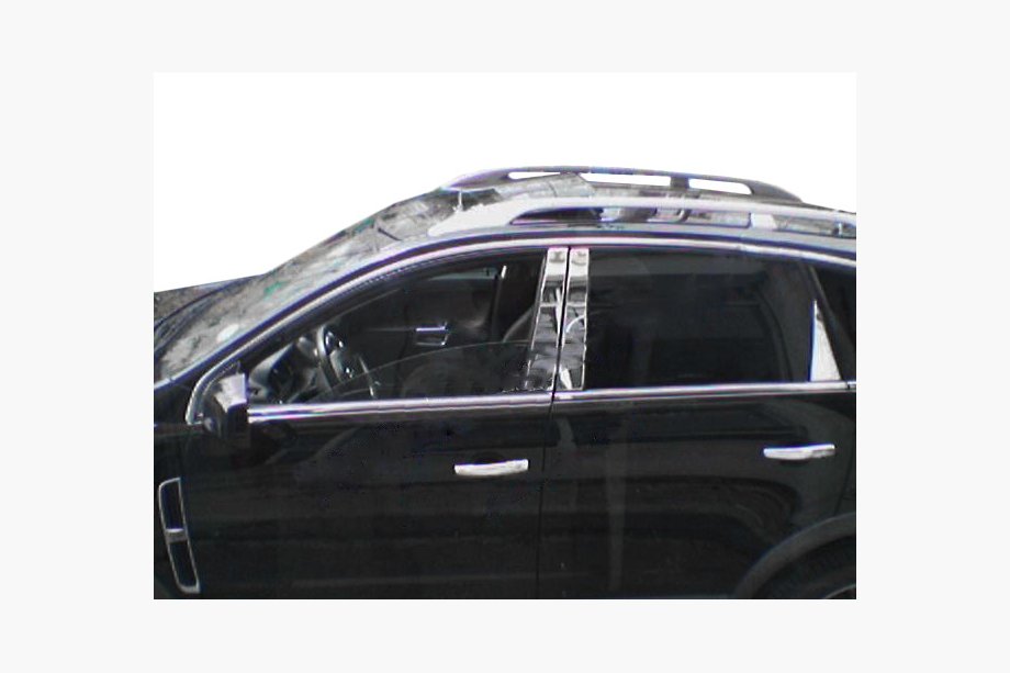 Opel Antara 2006–2017 Sæt kromlister omkring sideruder (rustfrit stål) Image