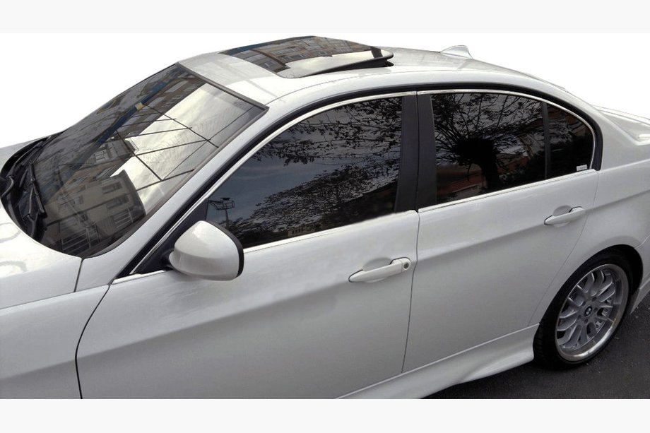 BMW 3-serie E90/E91 2005–2011 Nedre vindueslister (rustfrit stål) Image
