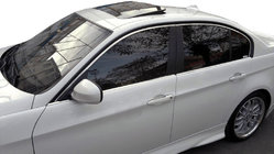 BMW 3-serie E90/E91 2005–2011 Nedre vindueslister (rustfrit stål) foto 1