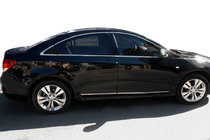 Chevrolet Cruze 2009–2015 Rustfri stål kromcovers til dørlister foto 1