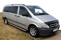 Mercedes Vito W639 2004–2014 Fullmond sidetrin (2 stk., aluminium) Lang (ExtraLong) foto 1