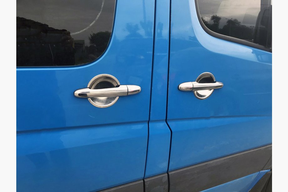 Volkswagen Crafter 2006–2016 Krom under dørhåndtag (4 stk., rustfrit stål) Image