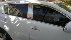 Ford Focus II 2008–2011 Dørstolpelister i rustfrit stål foto 1