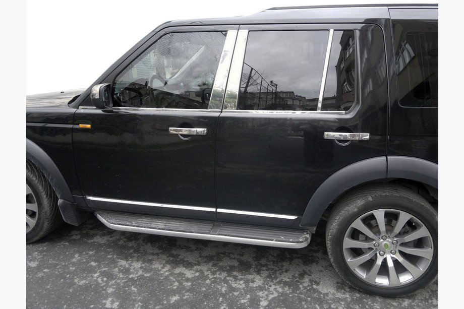 Land Rover Discovery IV 2009–2017 Dørstolpe-lister (6 stk., rustfrit stål) Image