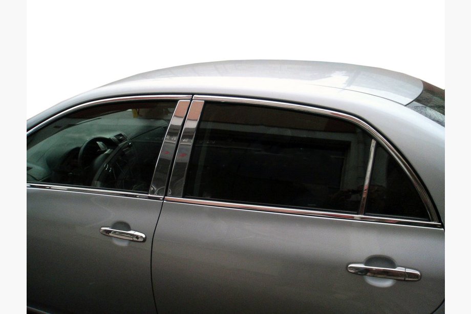 Toyota Corolla 2007–2013 Stolpedæksler (rustfrit stål) Image