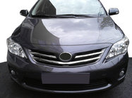 Toyota Corolla 2007–2013 Kølergrill-lister (2010-2013, 3 stk., rustfrit stål) foto 1