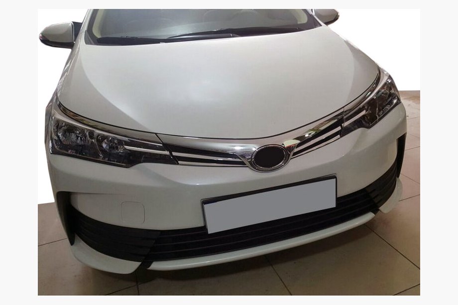 Toyota Corolla 2013–2019 Kølergrill-lister (2017-2019, rustfrit stål) Image