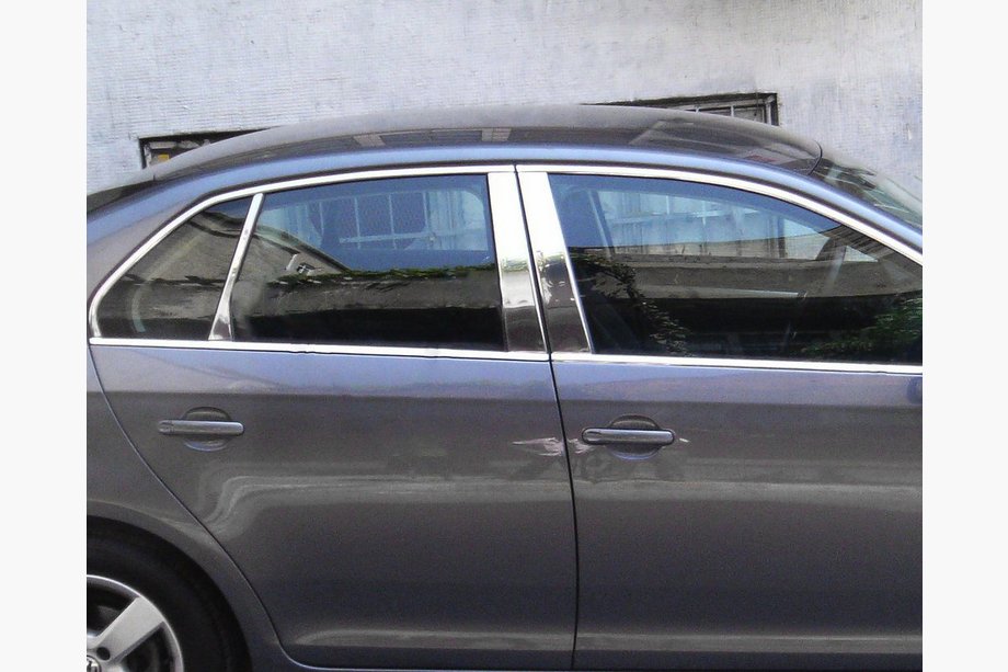 Volkswagen Jetta 2006–2011 Dørstolpelister (6 stk., rustfrit stål) Image