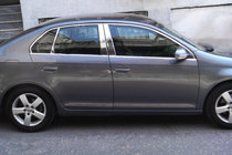 Volkswagen Jetta 2006–2011 Komplet vindueskantslister (rustfrit stål) foto 3