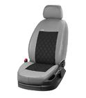 Opel Combo 2002–2012 Sædeovertræk i øko-læder+stof+alcantara Eco Prestige Antara (forreste) foto 8