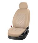 Opel Combo 2002–2012 Sædeovertræk i øko-læder+stof+alcantara Eco Prestige Antara (forreste) foto 15