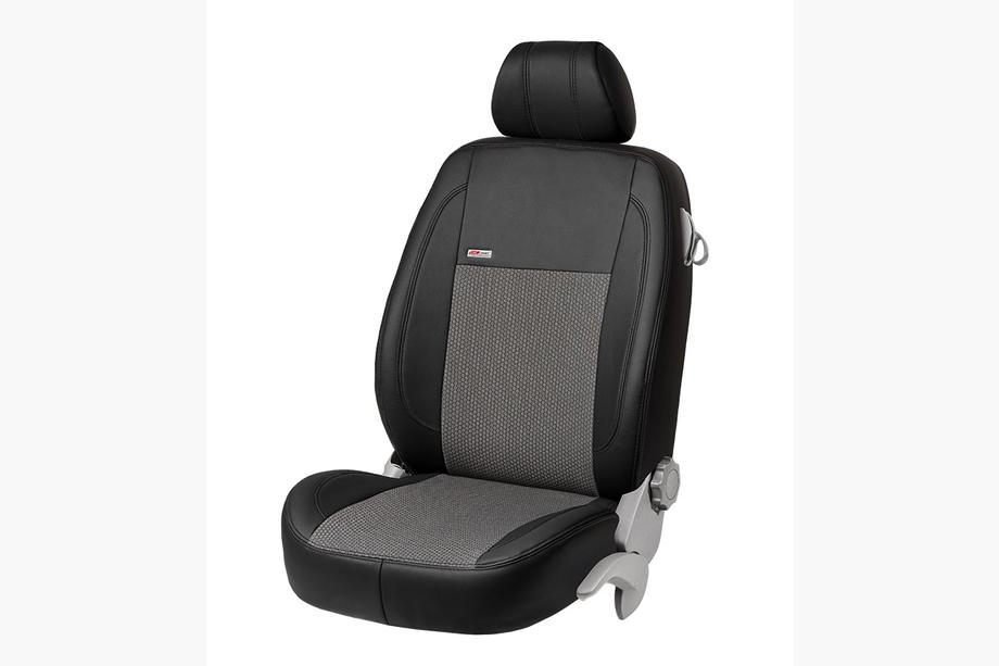Citroen C-1 2014–2021 Sædeovertræk i økolæder + stof + Alcantara VIP Elite (komplet kabine) Foto 9