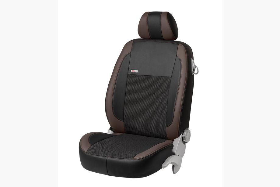 Citroen C-1 2014–2021 Sædeovertræk i økolæder + stof + Alcantara VIP Elite (komplet kabine) Foto 12