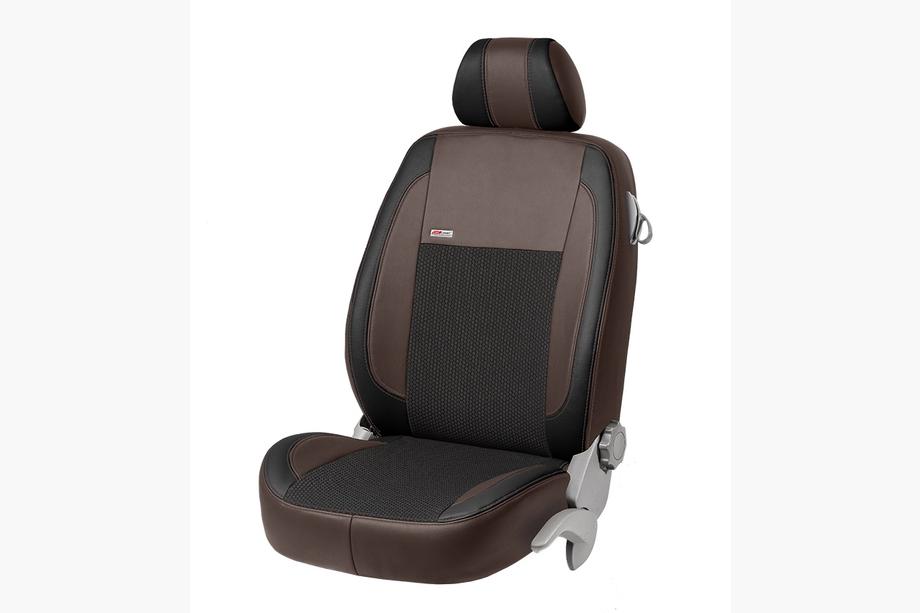 Citroen C-1 2014–2021 Sædeovertræk i økolæder + stof + Alcantara VIP Elite (komplet kabine) Foto 13