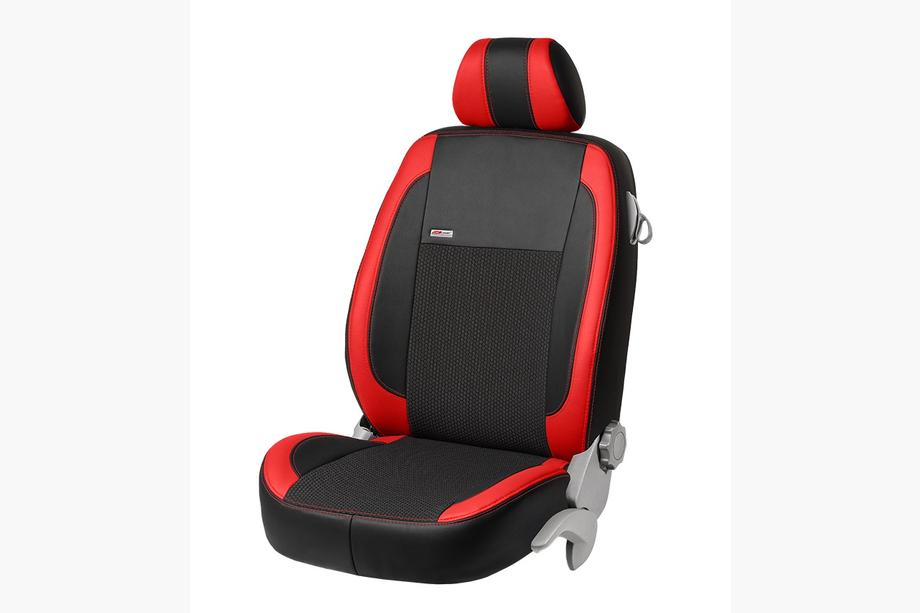 Citroen C-1 2014–2021 Sædeovertræk i økolæder + stof + Alcantara VIP Elite (komplet kabine) Foto 3