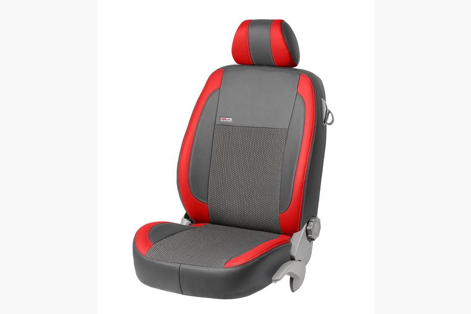 Citroen C-1 2014–2021 Sædeovertræk i økolæder + stof + Alcantara VIP Elite (komplet kabine) Foto 4