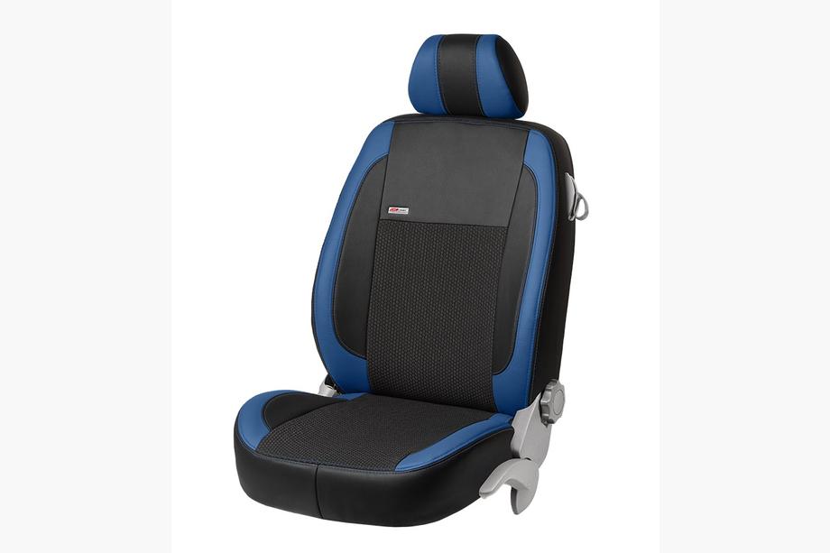 Citroen C-1 2014–2021 Sædeovertræk i økolæder + stof + Alcantara VIP Elite (komplet kabine) Foto 5