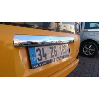 Liste over nummerplade (rustfrit stål) foto 2