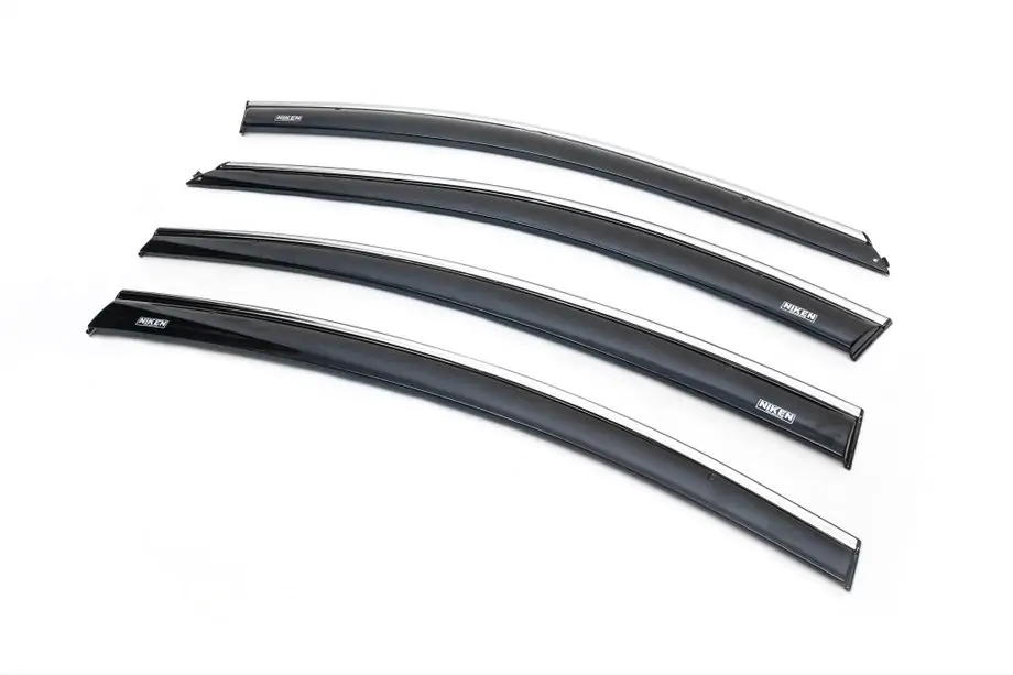 Chevrolet Cruze 2009–2015 Vindafvisere med kromliste SD (4 stk., Niken) Image