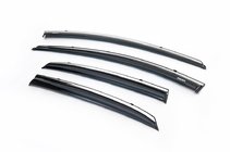 Hyundai I-30 2012–2017 Vindafvisere med kromliste HB (4 stk., Niken) foto 1