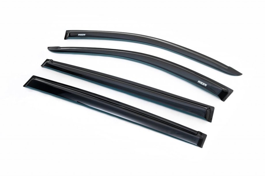 Mitsubishi L200 2006–2015 Vindafvisere til sideruder (4 stk., Niken) Image