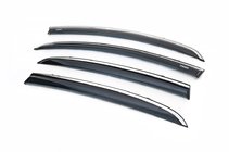 Opel Corsa D 2007–2014 Vindafvisere med kromliste (4 stk., Niken) foto 1