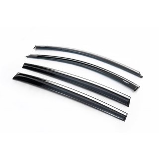Vindafvisere med kromliste HB (4 stk., Niken) Renault Megane III 2009–2016 foto 1