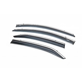 Vindafvisere med kromliste (4 stk., Niken) Toyota Corolla 2013–2019 foto 2