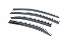 Toyota Corolla 2013–2019 Vindafvisere med kromliste (4 stk., Niken) foto 2