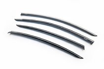 Volkswagen Passat B7 2012–2015 Vindafvisere til sideruder med kromliste SD (EU, 4 stk., Niken) foto 4