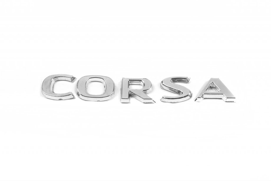 Opel Corsa D 2007–2014 Emblem tekst Corsa 12,5 cm x 1,6 cm Image