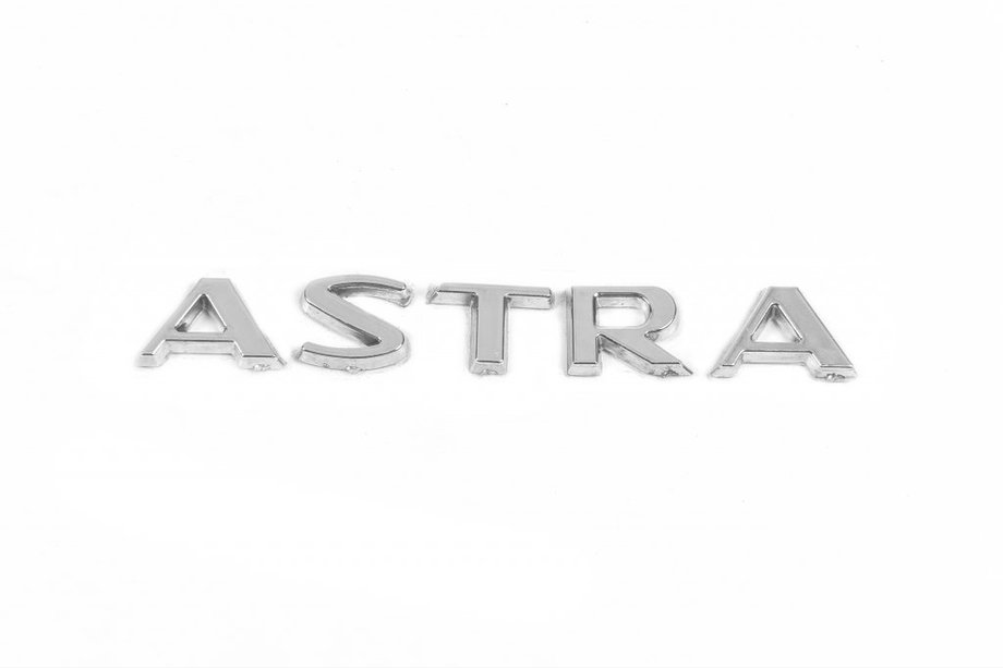 Opel Astra G Classic 1998–2012 Astra tekstemblem (128 x 17 mm) Image